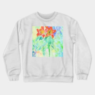 Watercolor garden Crewneck Sweatshirt